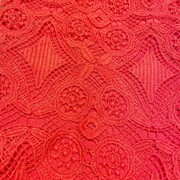 Hollister Red Lace Skirt Womens Size 5 - Picture 2 of 16